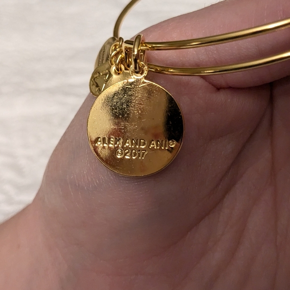 Gold Alex and Ani You Got This Bracelet - Picture 3 of 3
